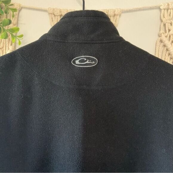 DRAKE Youth Camp Fleece Full Zip Pullover Black Size 12 - Picture 8 of 13